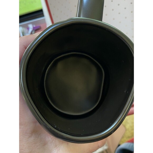 Rae Dunn Artisan Collection HAPPY HAUNTING Black Mug Double Sided Halloween - Picture 5 of 7